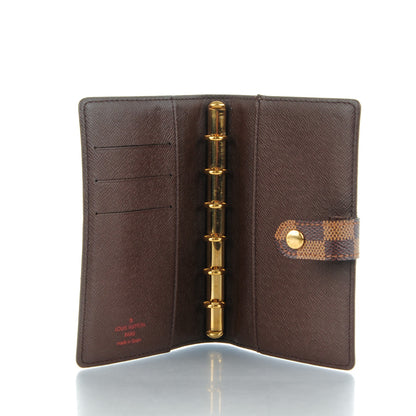 Louis Vuitton Damier Ebene Small Ring Agenda Cover 5 of 8