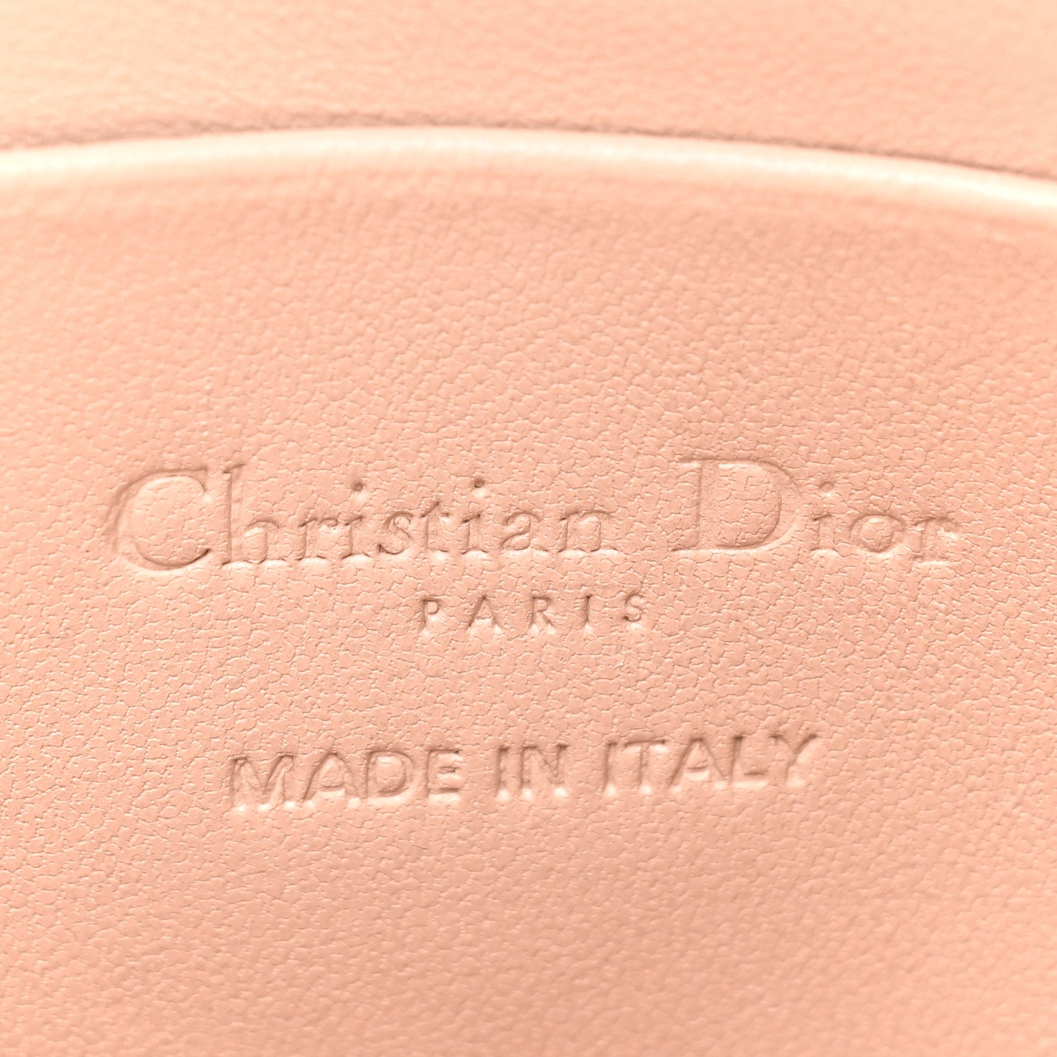 Christian Dior Lambskin Cannage Dioramour Lady Dior Phone Holder Light Pink 6 of 11