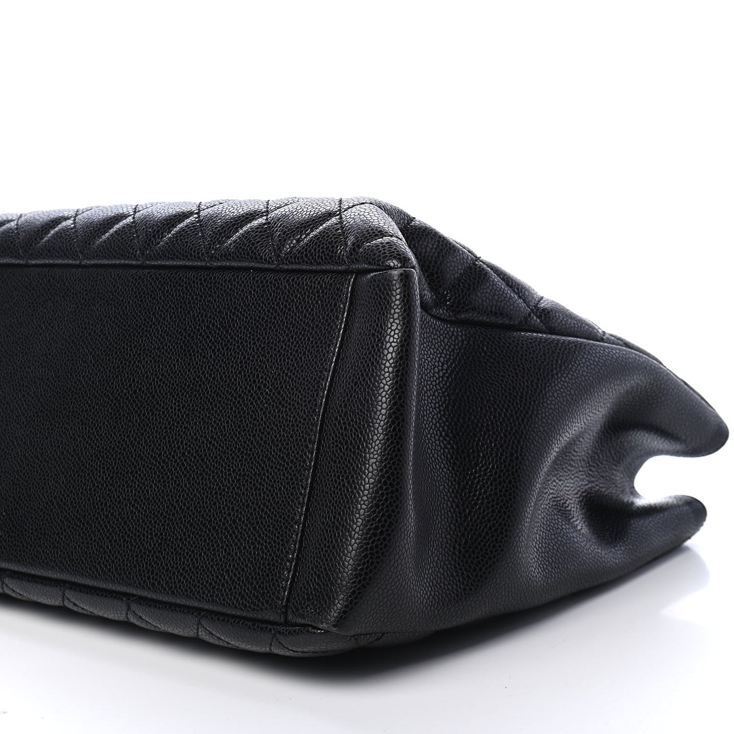 Caviar Quilted Grand Shopping Tote GST Black