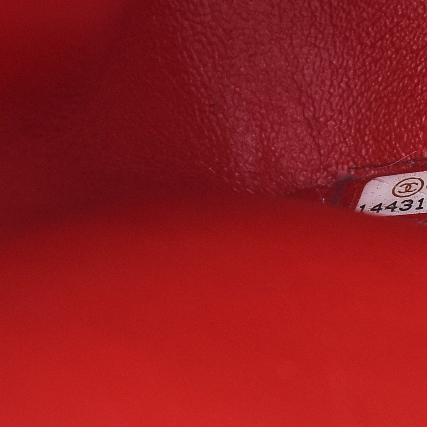 Patent Quilted Maxi Double Flap Red