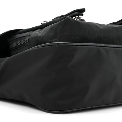 Gucci Nylon Monogram Messenger Bag Black 10 of 10