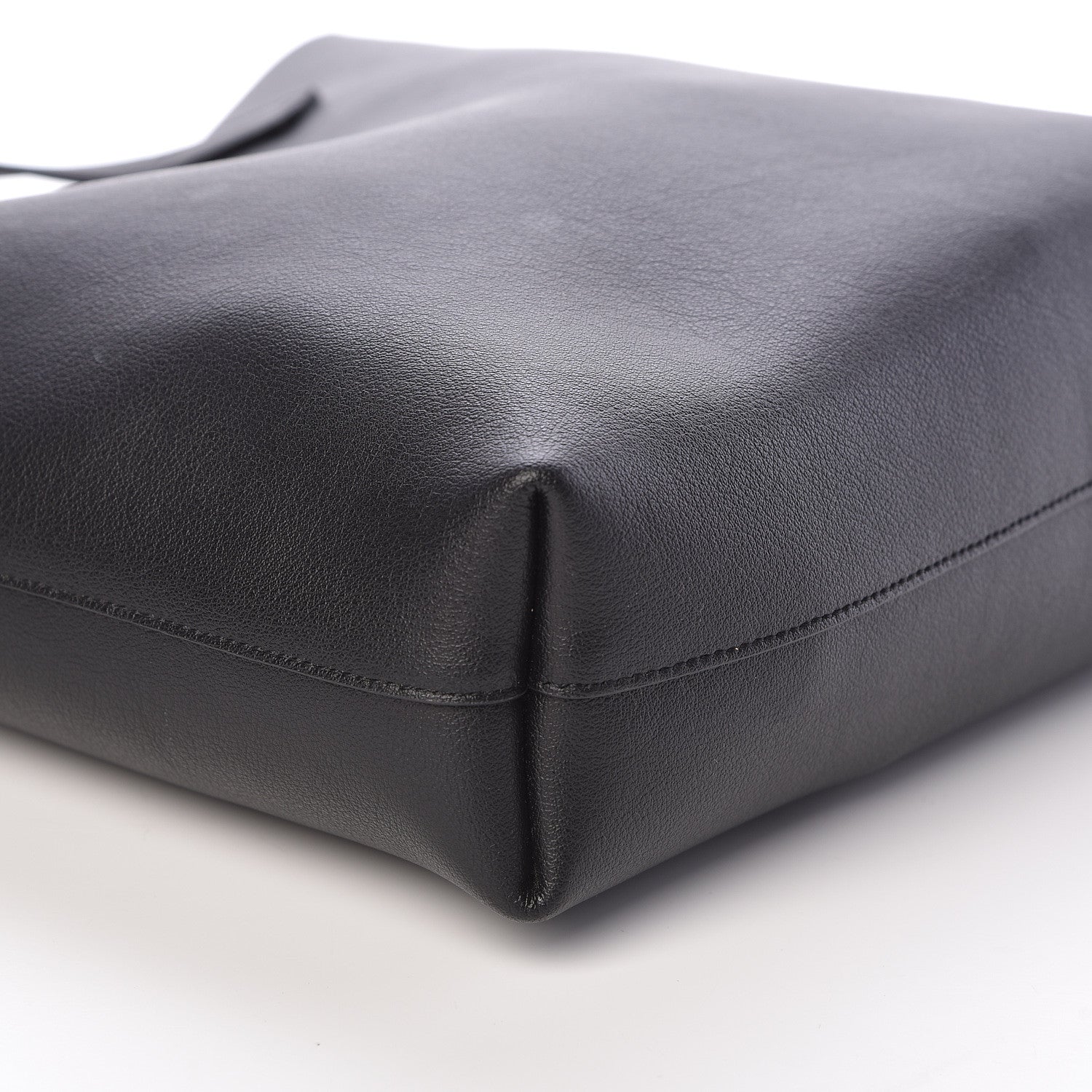 Saint Laurent Calfskin Toy Shopping Tote Black 8 of 9