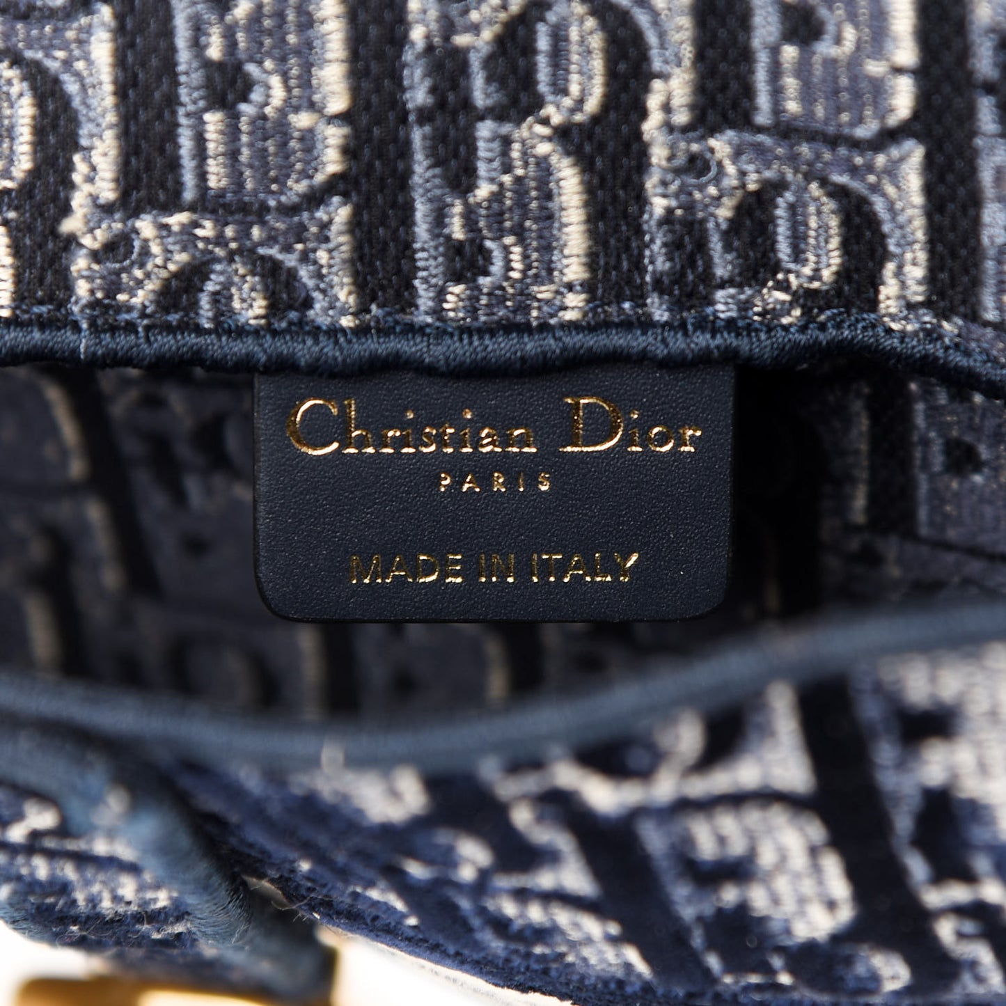 Oblique Slim Saddle Pouch Blue