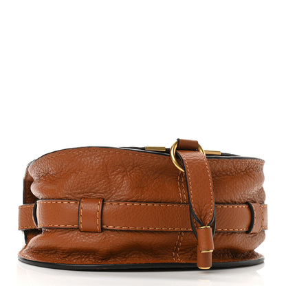 Chloe Calfskin Mini Marcie Round Crossbody Bag Tan 5 of 10