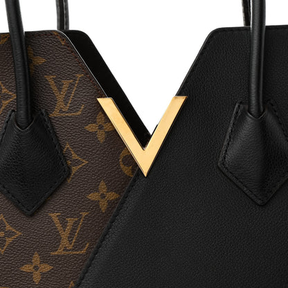 Louis Vuitton Calfskin Monogram Kimono Tote Black 8 of 10