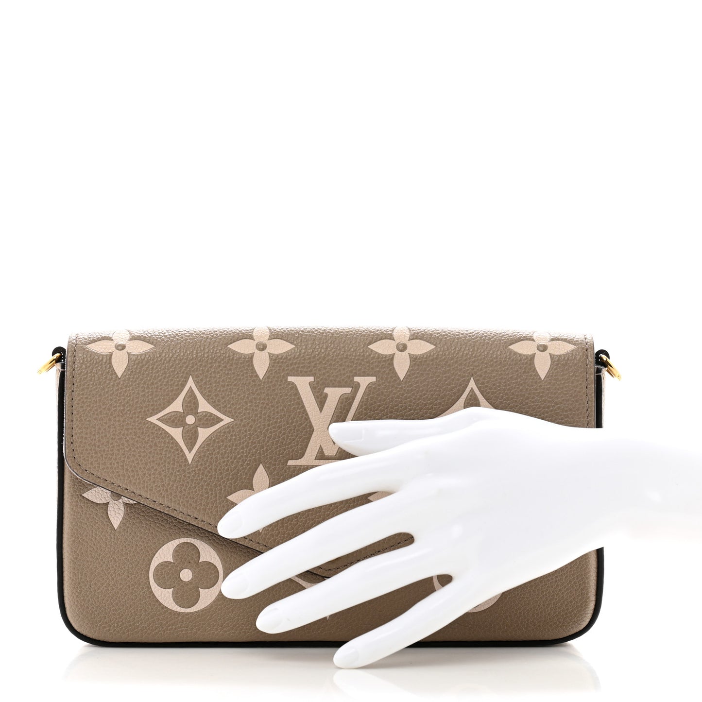 Empreinte Monogram Giant Felicie Pochette Tourterelle Creme