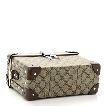 Gucci GG Supreme Monogram Globe-Trotter Beauty Case Brown 4 of 13
