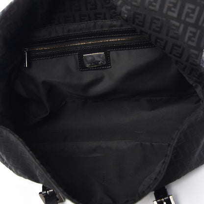 Fendi Zucchino Small Shoulder Bag Black 5 of 10