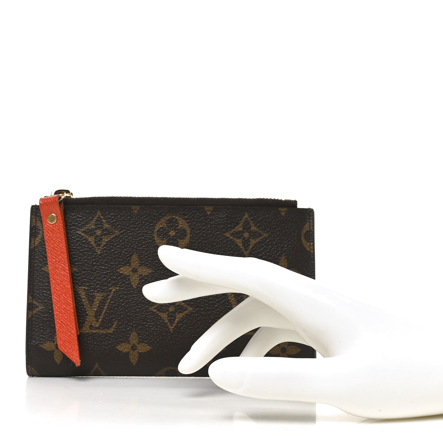 Louis Vuitton Monogram Compact Adele Wallet Piment 2 of 8