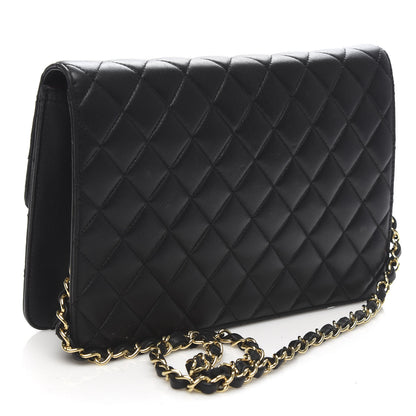 Chanel Lambskin Quilted Medium Single Flap Black 3 of 9