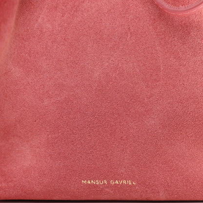 Mansur Gavriel Suede Mini Mini Bucket Bag Blush 5 of 8