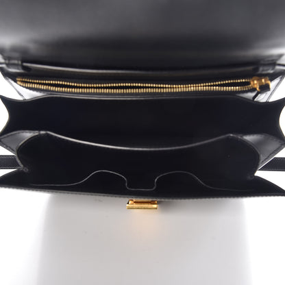 Celine Liege Calfskin Medium Classic Box Flap Bag Black 5 of 8