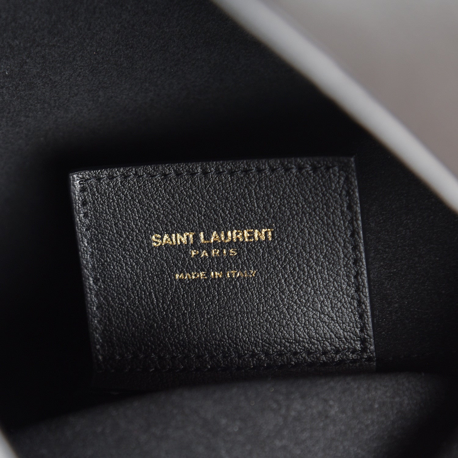 Saint Laurent Calfskin Large Shopping Tote Black 6 of 10