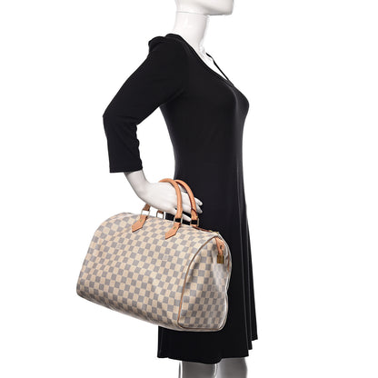 Louis Vuitton Damier Azur Speedy 35 2 of 18