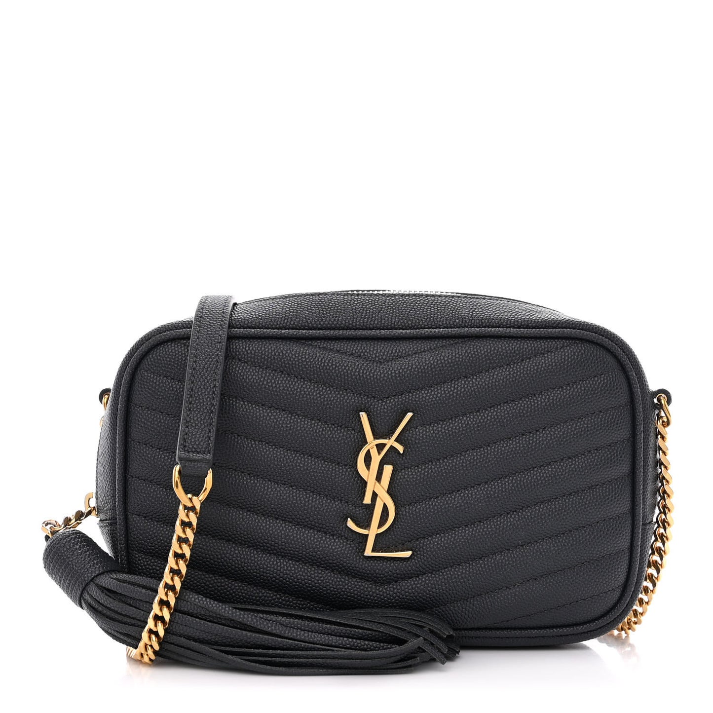 Grain De Poudre Matelasse Monogram Mini Lou Camera Bag Dark Smog