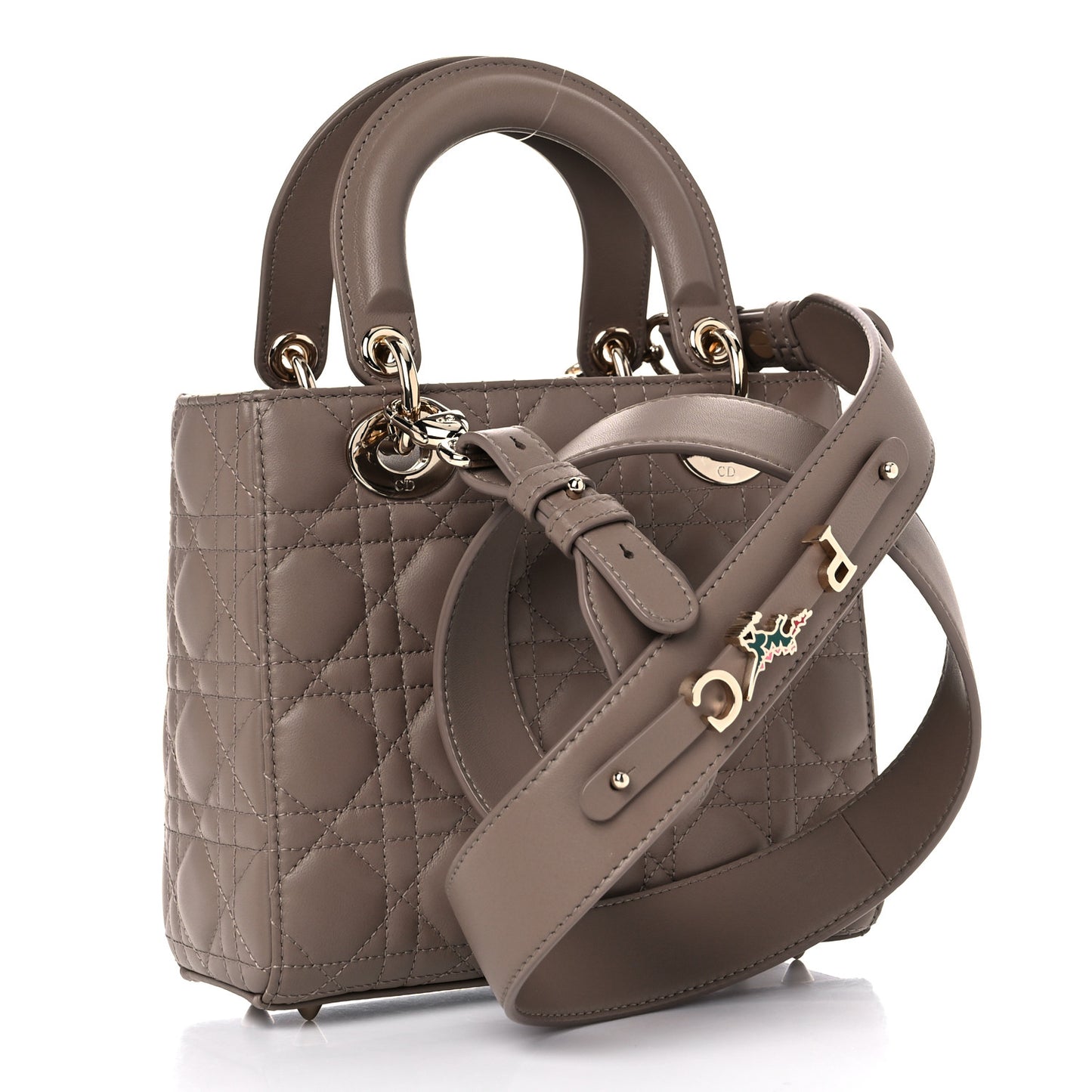 Ultra Matte Calfskin Cannage Small My ABCDior Lady Dior Beige