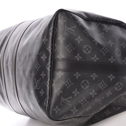 Louis Vuitton Monogram Eclipse Keepall Bandouliere 55 9 of 9