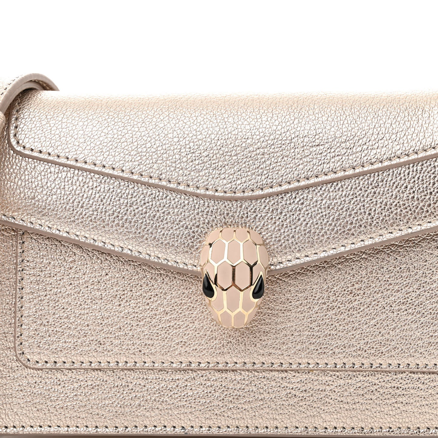 Calfskin Serpenti Forever Belt Bag Gold