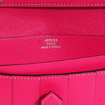 Hermes Epsom Bearn Wallet Rose Tyrien 7 of 10