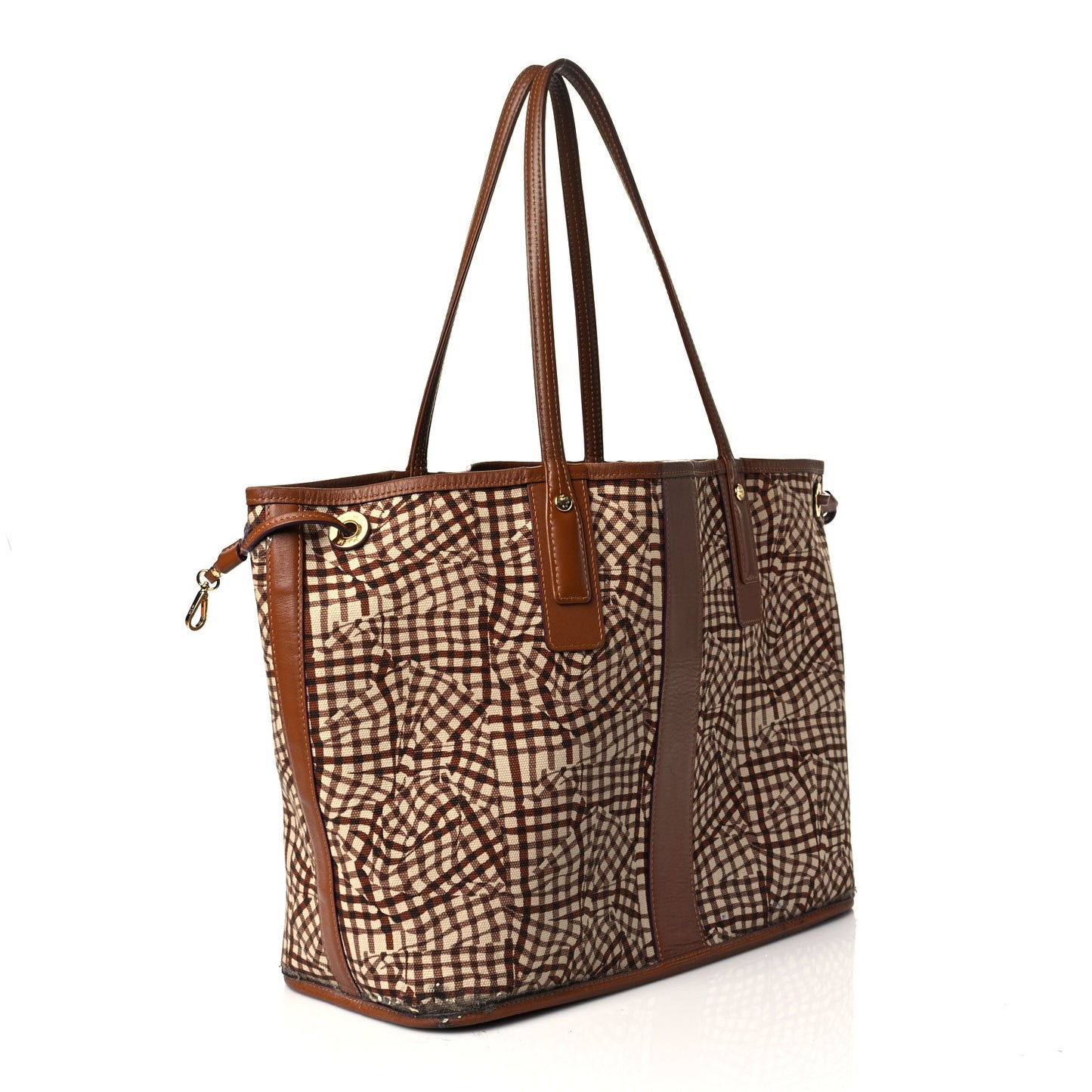 Visetos Medium Liz Reversible Shopper Tote Cognac