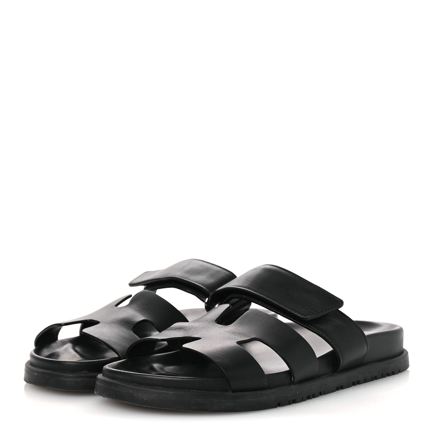 Calfskin Womens Chypre Sandals 36 Black