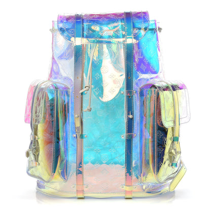 Louis Vuitton PVC Monogram Christopher Backpack GM Iridescent Prism 1 of 10