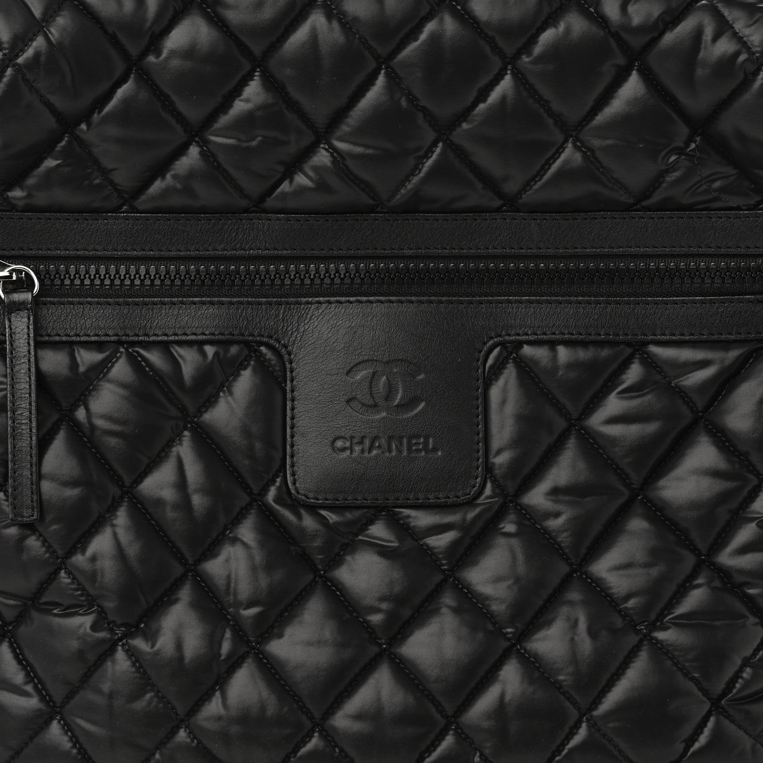 Chanel Nylon Quilted Coco Cocoon Hobo Black 8 of 11