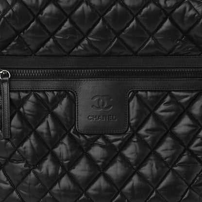 Chanel Nylon Quilted Coco Cocoon Hobo Black 8 of 11
