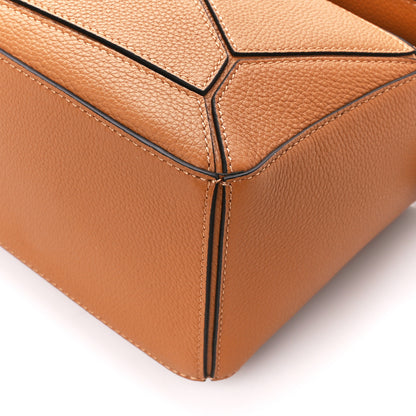 Loewe Grained Calfskin Small Puzzle Bag Tan 21 of 23