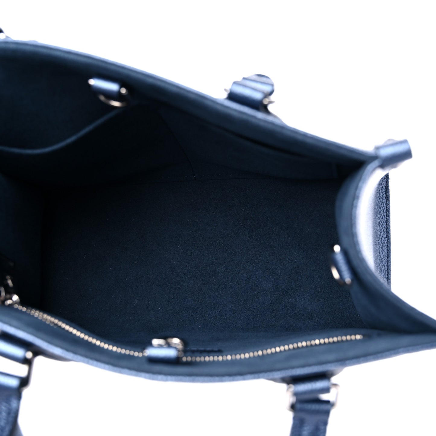 Metallic Empreinte Monogram Giant Onthego PM Navy Nacre