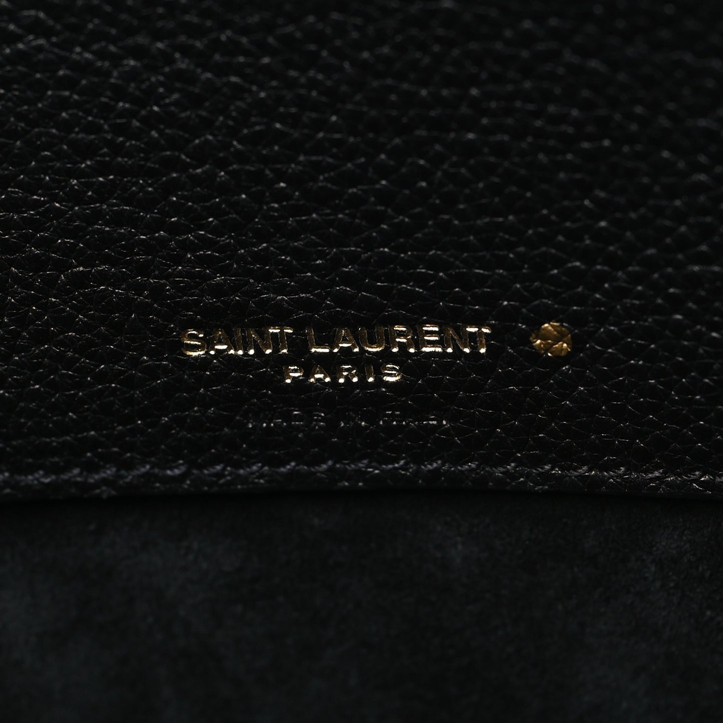 Grained Calfskin Nano Supple Sac De Jour Black