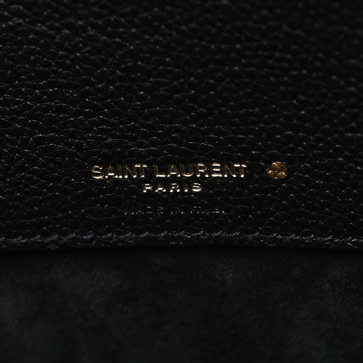 Saint Laurent Grained Calfskin Nano Supple Sac De Jour Black 6 of 11