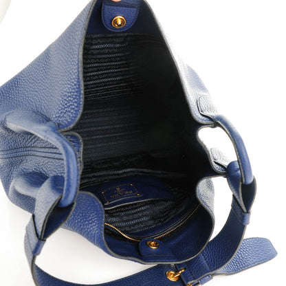 Prada Vitello Daino Hobo Inchiostro 6 of 10