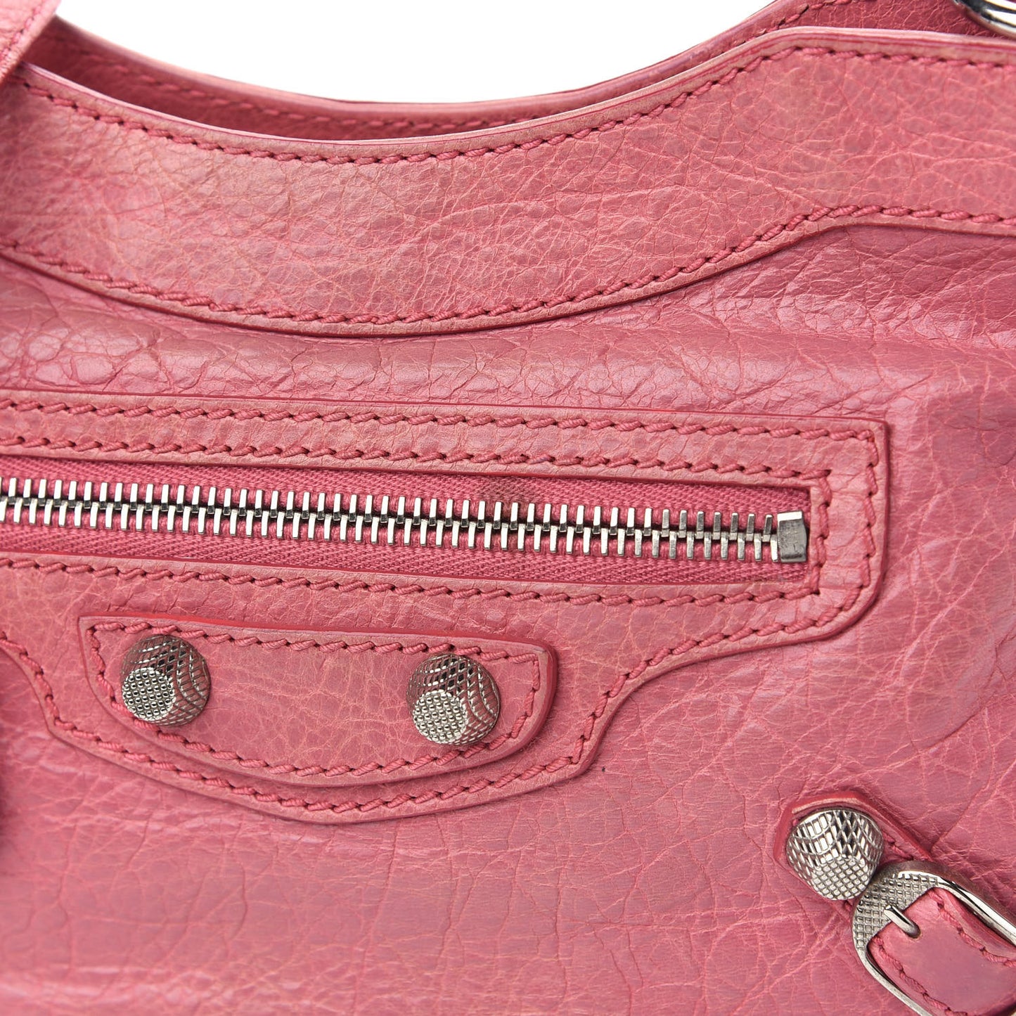 Agnue Giant 12 Silver Hardware Hip Rose Bonbon
