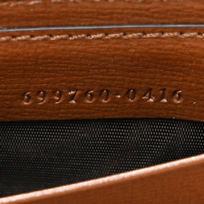 Gucci GG Supreme Monogram Azalea Calfskin Web Horsebit 1955 Wallet On Strap Beige Ebony Brown Sugar 7 of 11