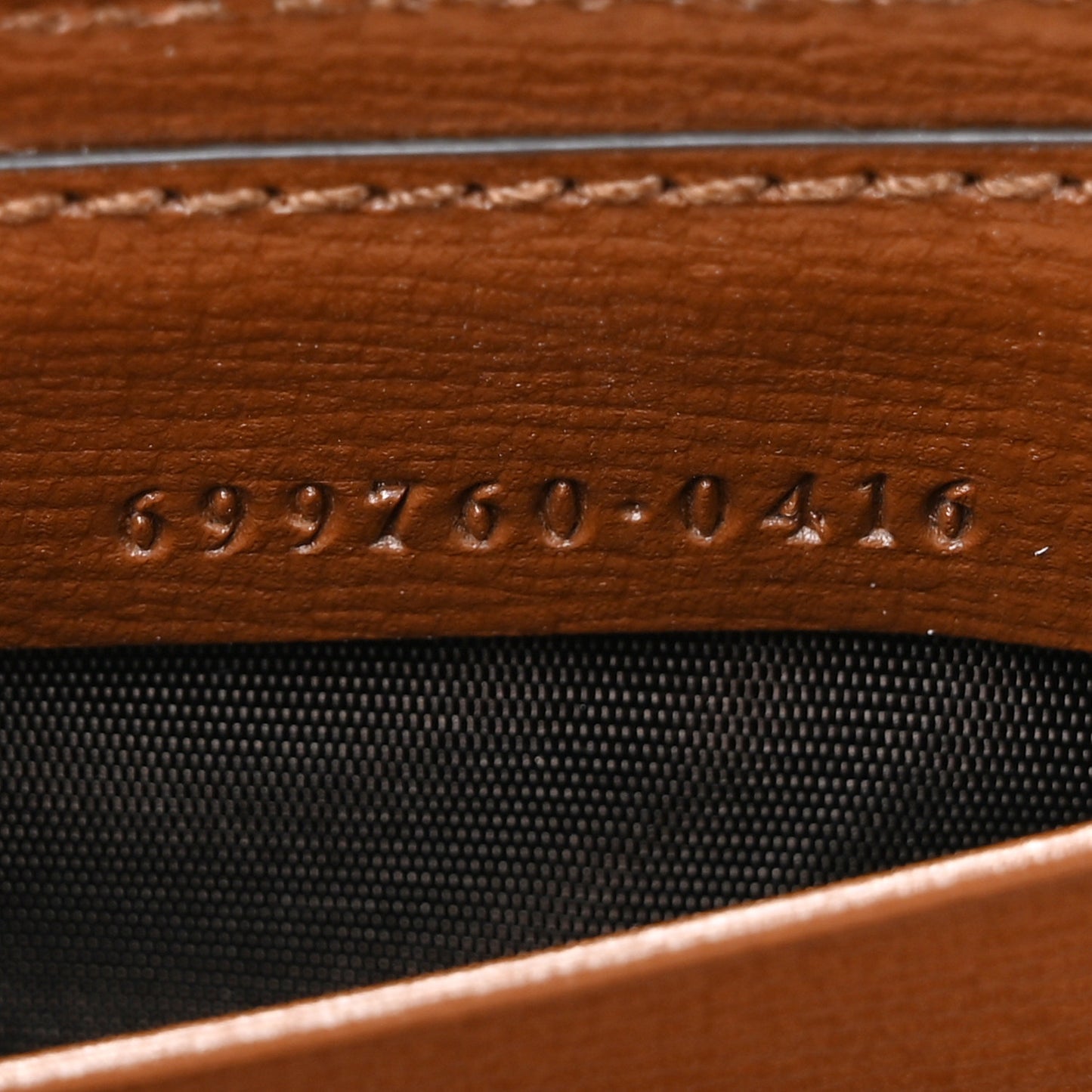 GG Supreme Monogram Azalea Calfskin Web Horsebit 1955 Wallet On Strap Beige Ebony Brown Sugar