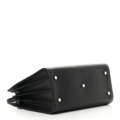 Saint Laurent Grained Calfskin Small Sac De Jour Black 4 of 12