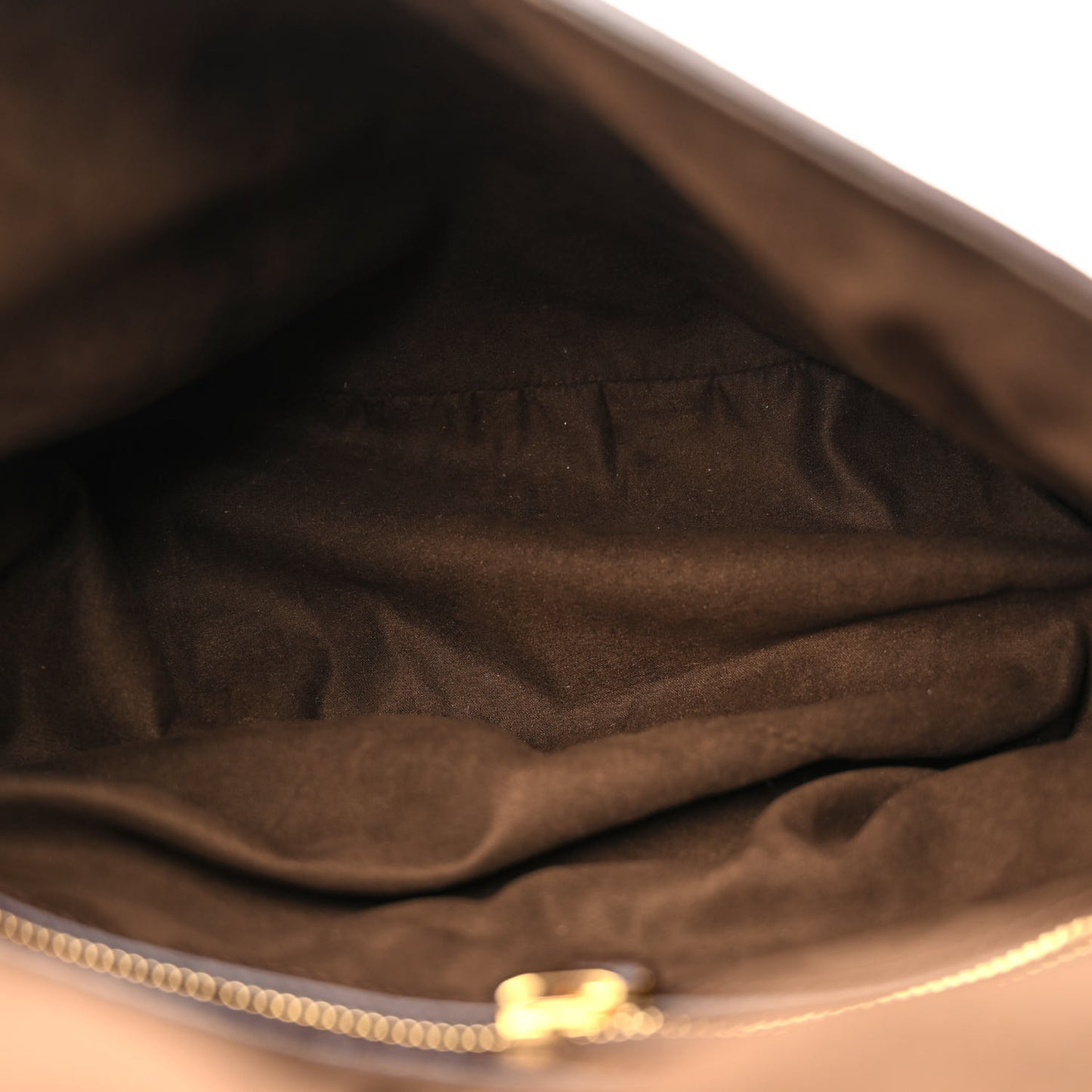 Grained Calfskin Medium Jennifer Crossbody Bag Brown