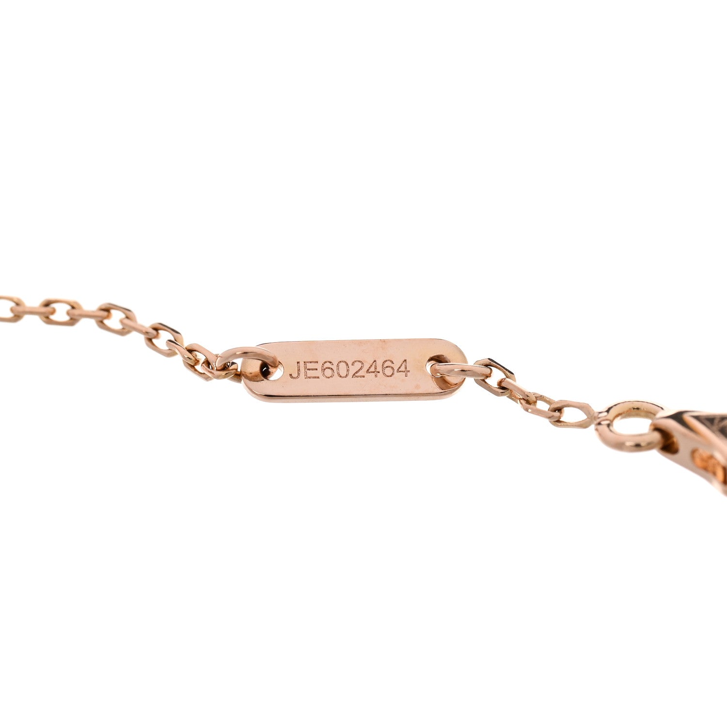 Van Cleef & Arpels 18K Rose Gold Carnelian Sweet Alhambra Bracelet 4 of 5