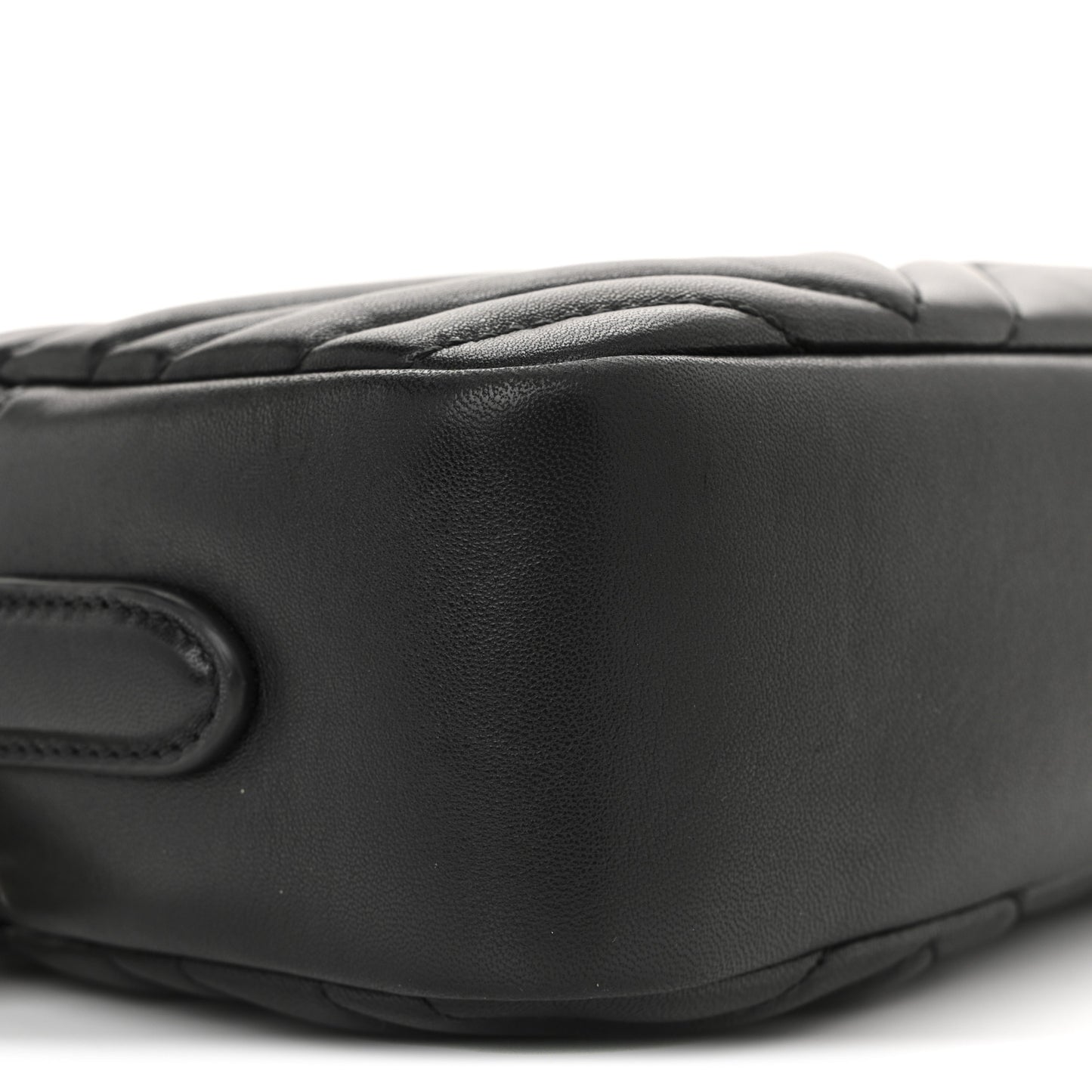 Calfskin Matelasse Small GG Marmont Camera Bag Black