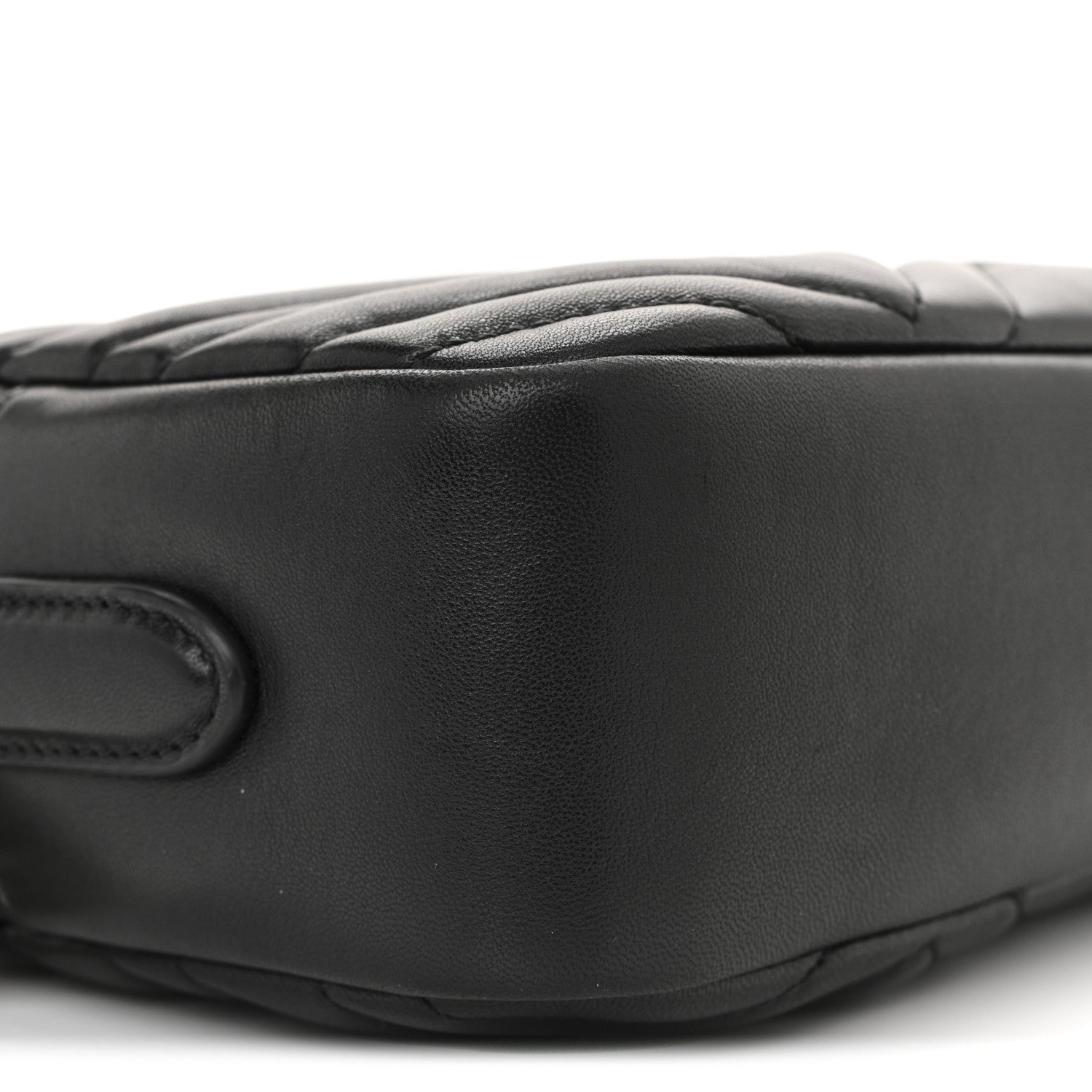 Gucci Calfskin Matelasse Small GG Marmont Camera Bag Black 9 of 10