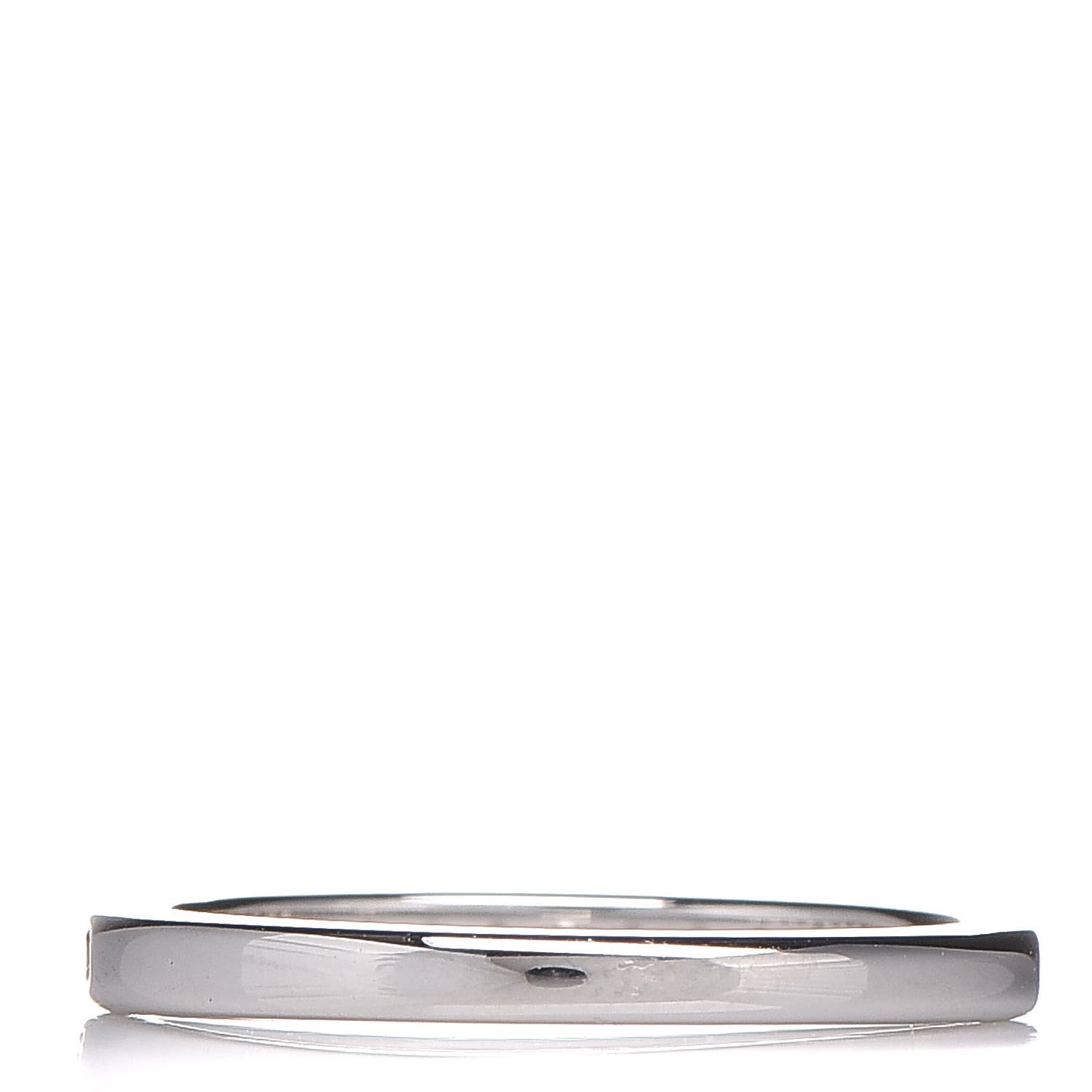 Platinum Diamond .17ctw Half Circle Wedding Band Ring 48 4.5