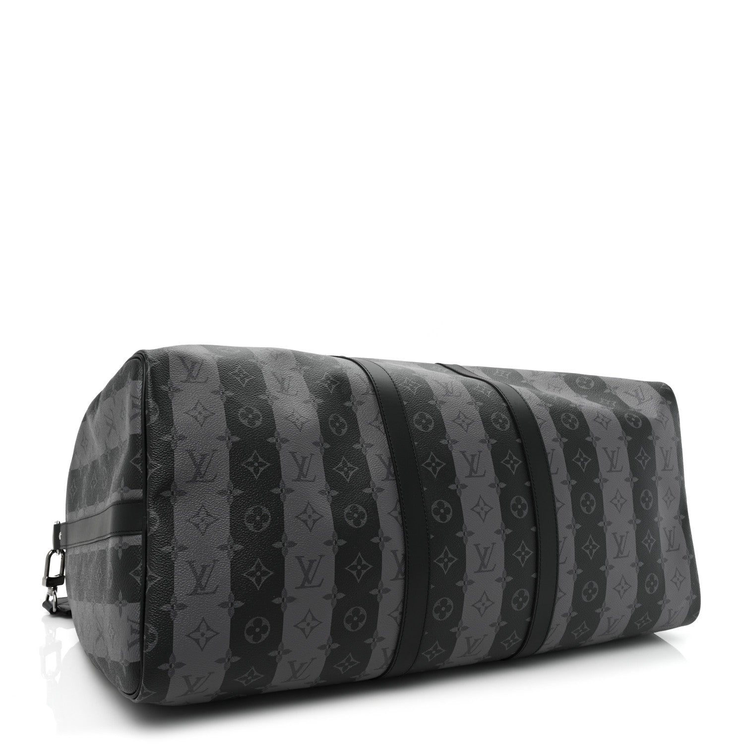 Louis Vuitton X NIGO Monogram Eclipse Stripes LV Keepall Bandouliere 50 4 of 8