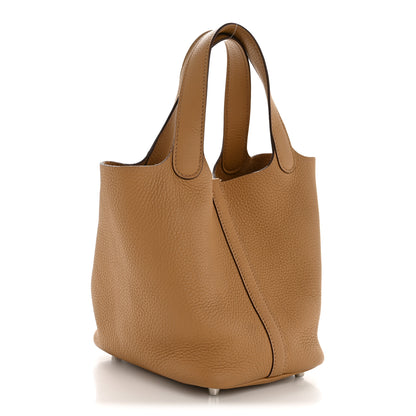 Hermes Taurillon Clemence Picotin Lock 18 PM Biscuit 3 of 12