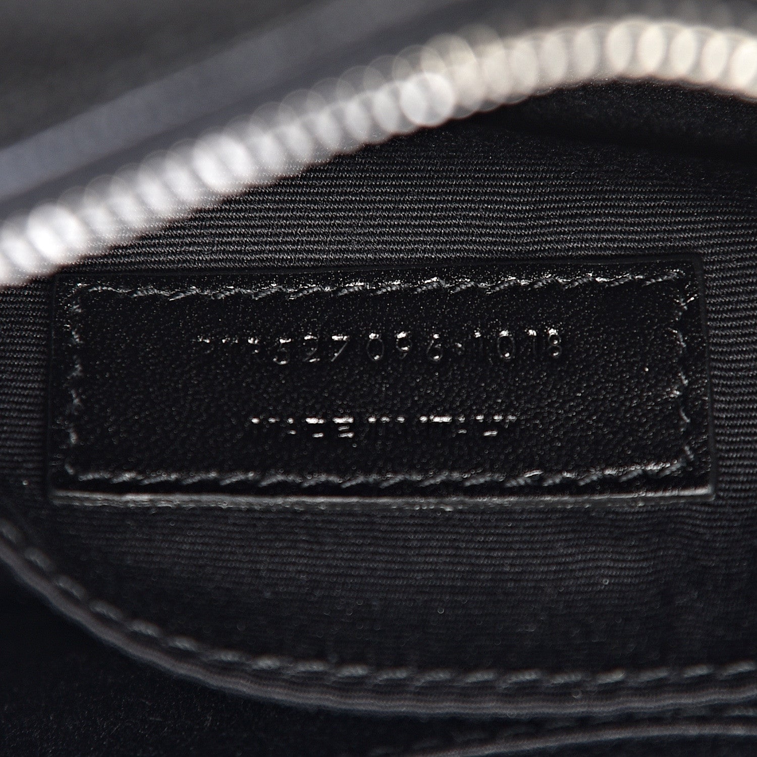 Saint Laurent Lambskin Monogram Lou Belt Bag Black 7 of 10