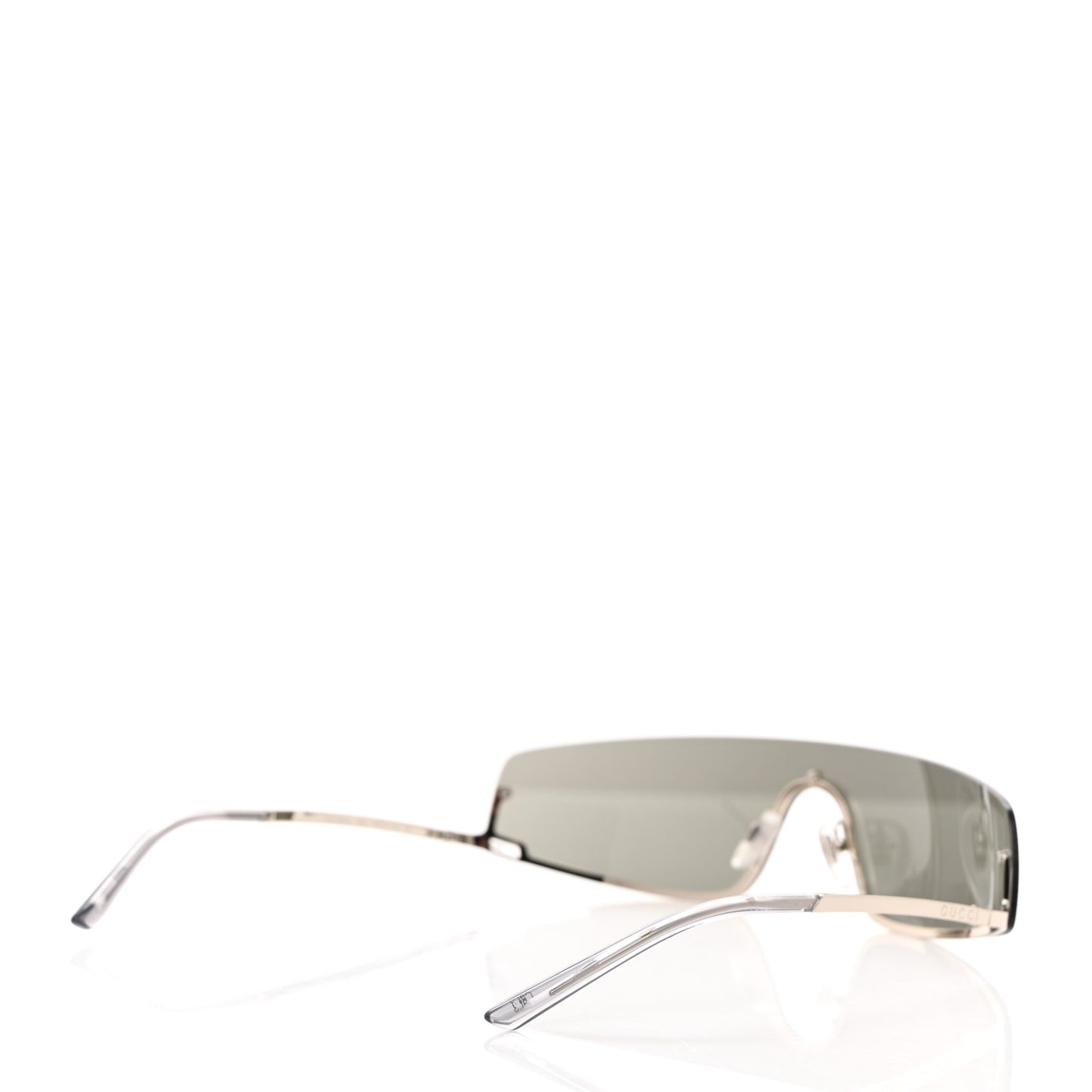 Metal Mask Shaped Frame Sunglasses GG1561S Grey