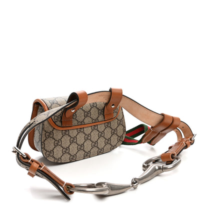 Gucci GG Supreme Monogram Web Bamboo Mini 1947 Belt Bag 80 32 Beige 3 of 11