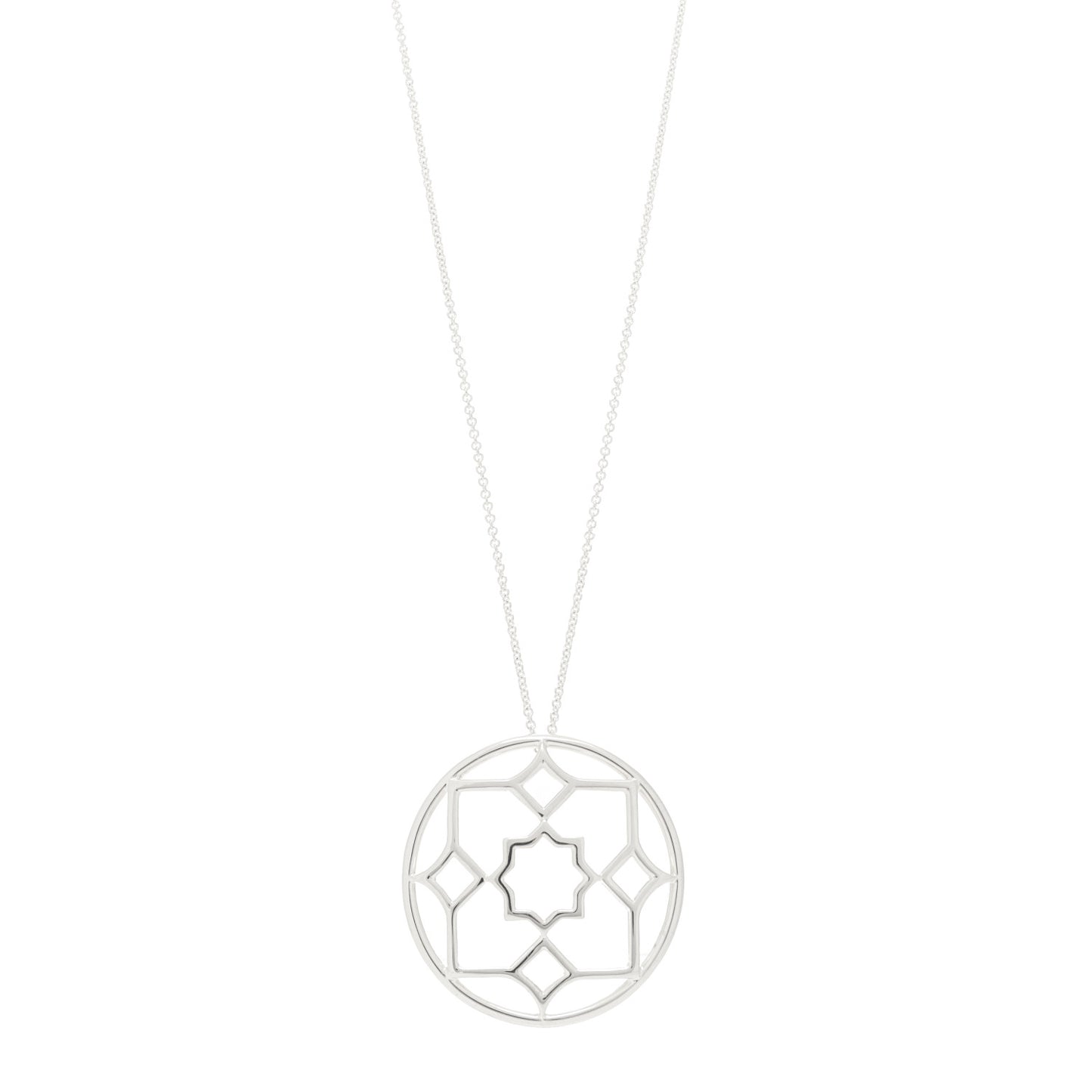 Sterling Silver Paloma Picasso Marrakesh Zellige Pendant Necklace