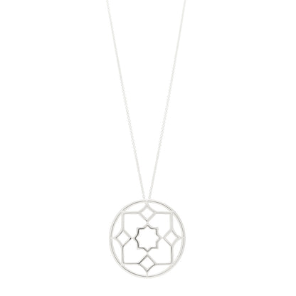 Tiffany Sterling Silver Paloma Picasso Marrakesh Zellige Pendant Necklace 1 of 5