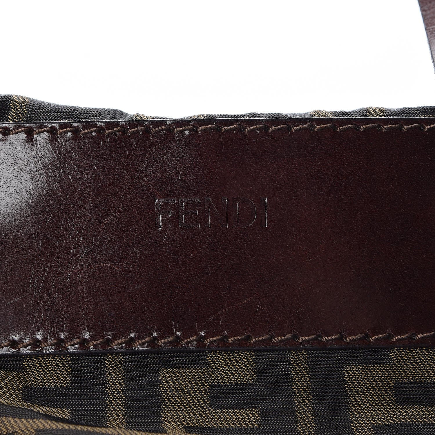 Fendi Zucca Tote Tobacco 8 of 9